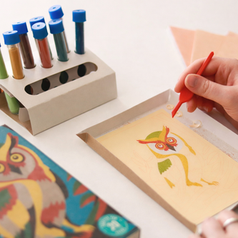 Regalos Creativos para Niños — Kits de Arte con Arena