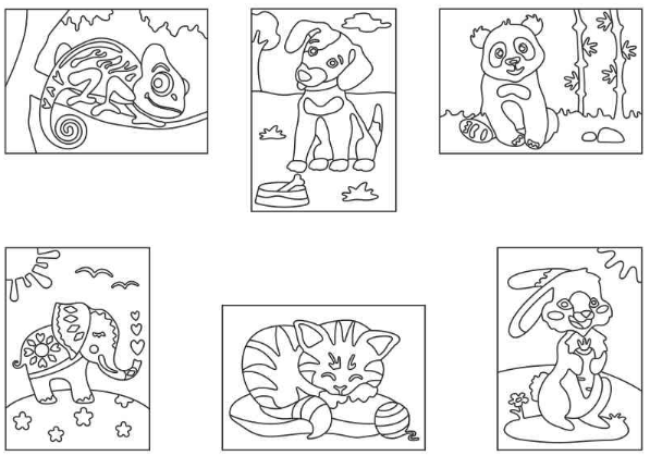 Animales Tiernos - 6 Pack