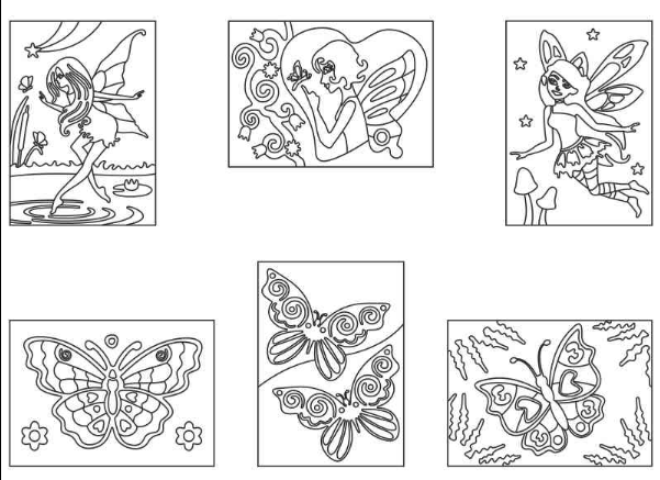 Mariposas y Hadas - 6 Pack