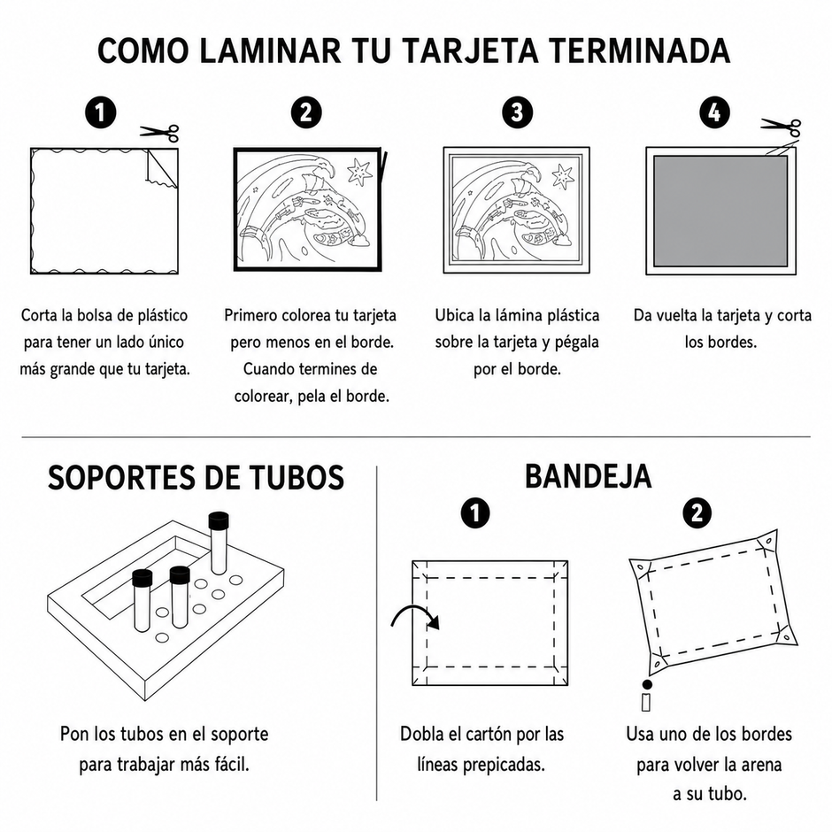 Llama y Sirena - Mini Pack