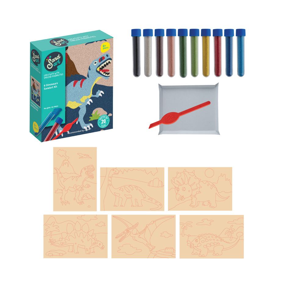 Dinosaurios y dragones - 6 Pack