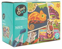 kit familiar de arte con arena para niños
