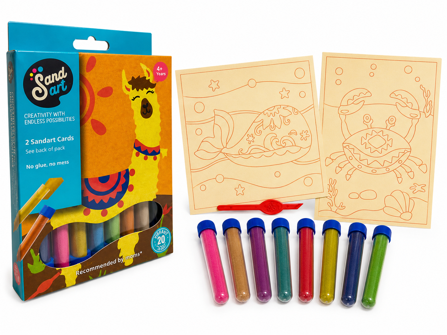 Ballena y cangrejo - Mini Pack