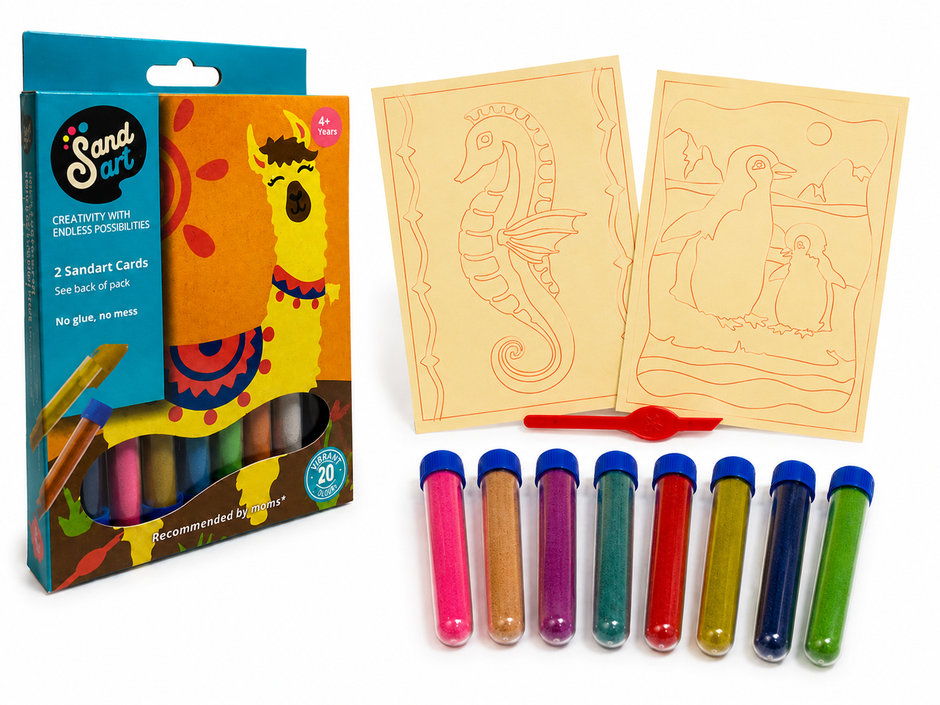 Pinguino y caballito - Mini Pack