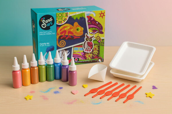 Kit familiar de arte de arena
