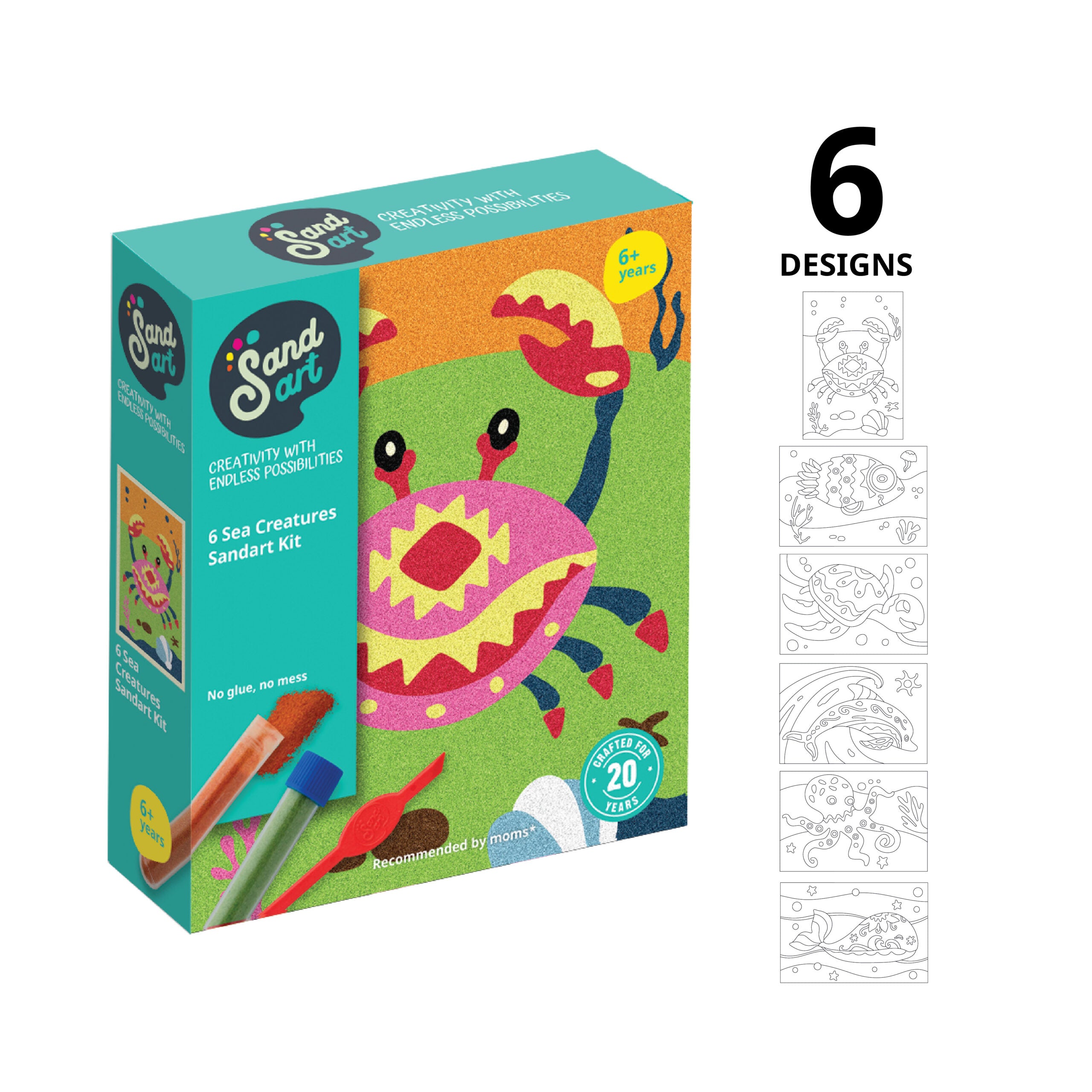 Criaturas del mar - 6 Pack