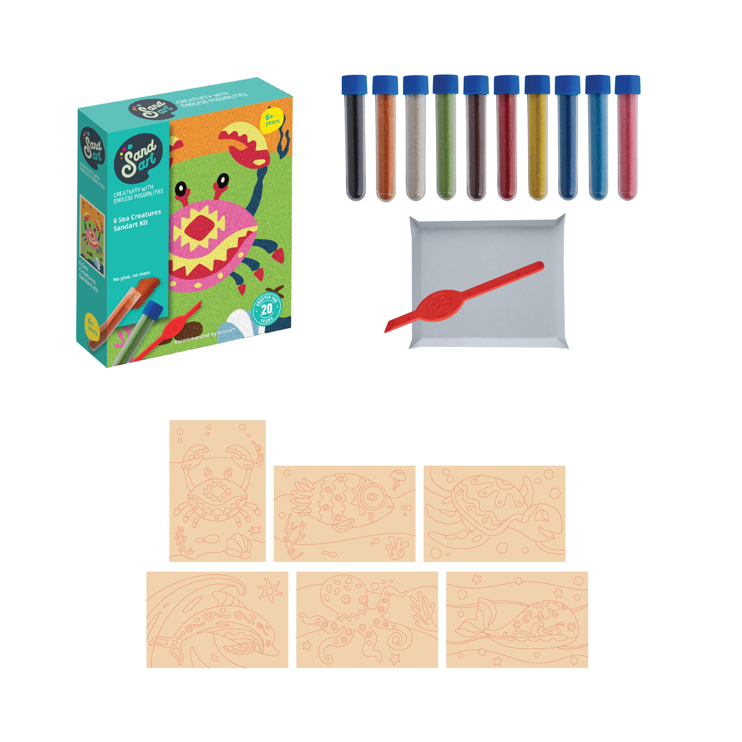 Criaturas del mar - 6 Pack