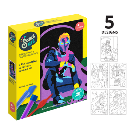 Superheroe Sombra - Pack Neon