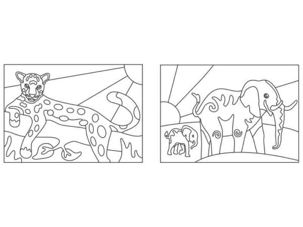 Tigre y Elefante - Mini Pack