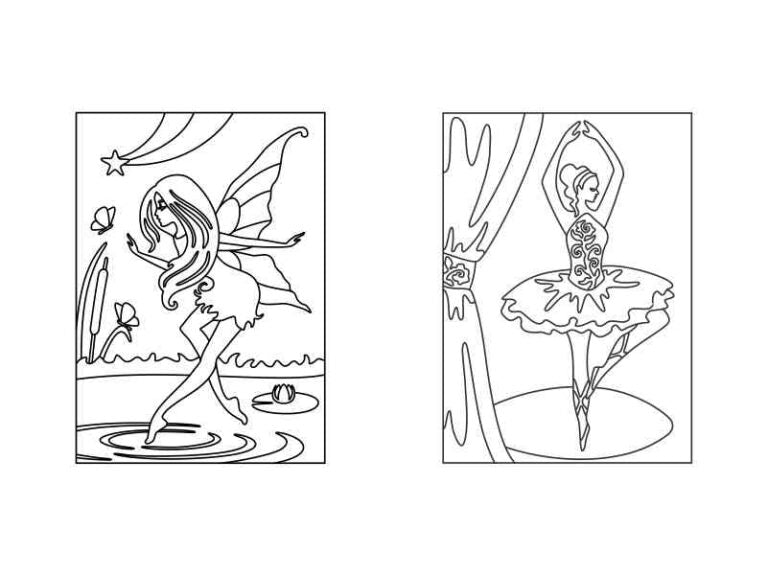 Hada y bailarina - Mini Pack