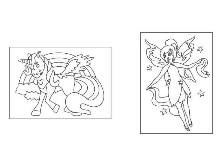 Hada y unicornio - Mini Pack