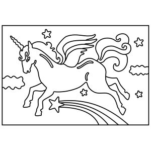 Tarjeta 16 Unicornio