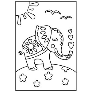 Tarjeta 184 Elefante